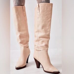 Free People Stevie Leather Western Boot